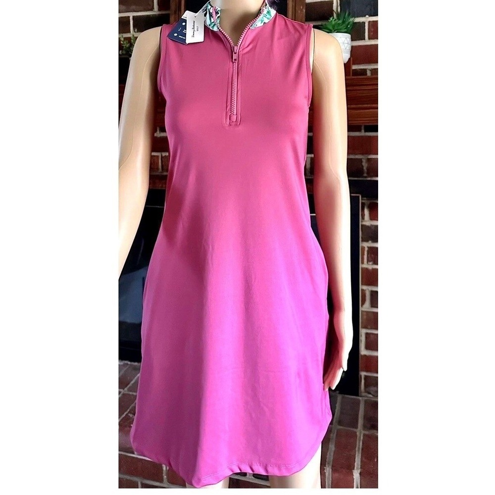 Tommy Bahama Golf Active Mini Dress w/Shorts bougainvillea Pockets Size XS New